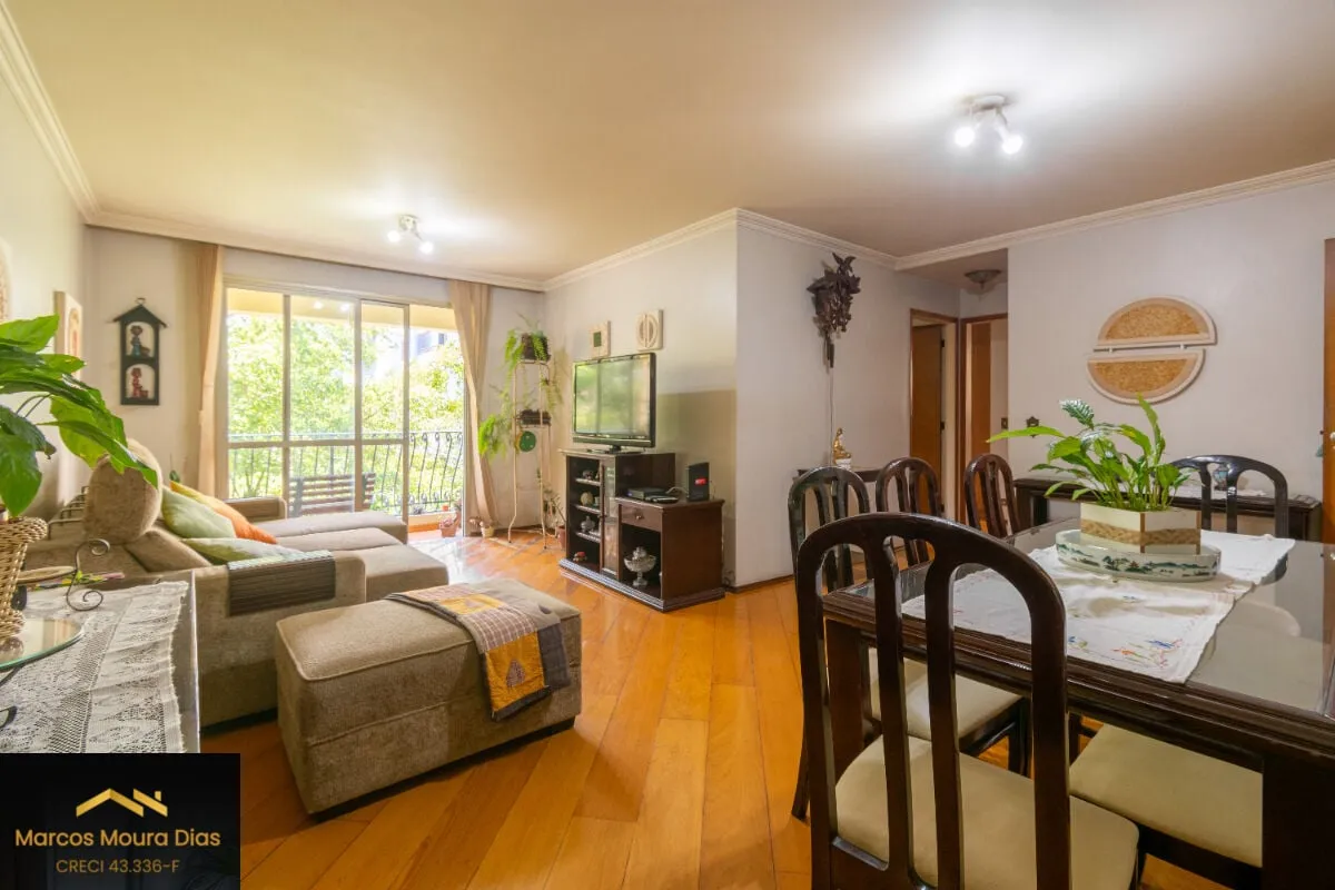 Imagem Apartamento com 94 m², 2 Dorm ( 1 suíte), Varanda, 1 Vaga , Edifício com Churrasqueira