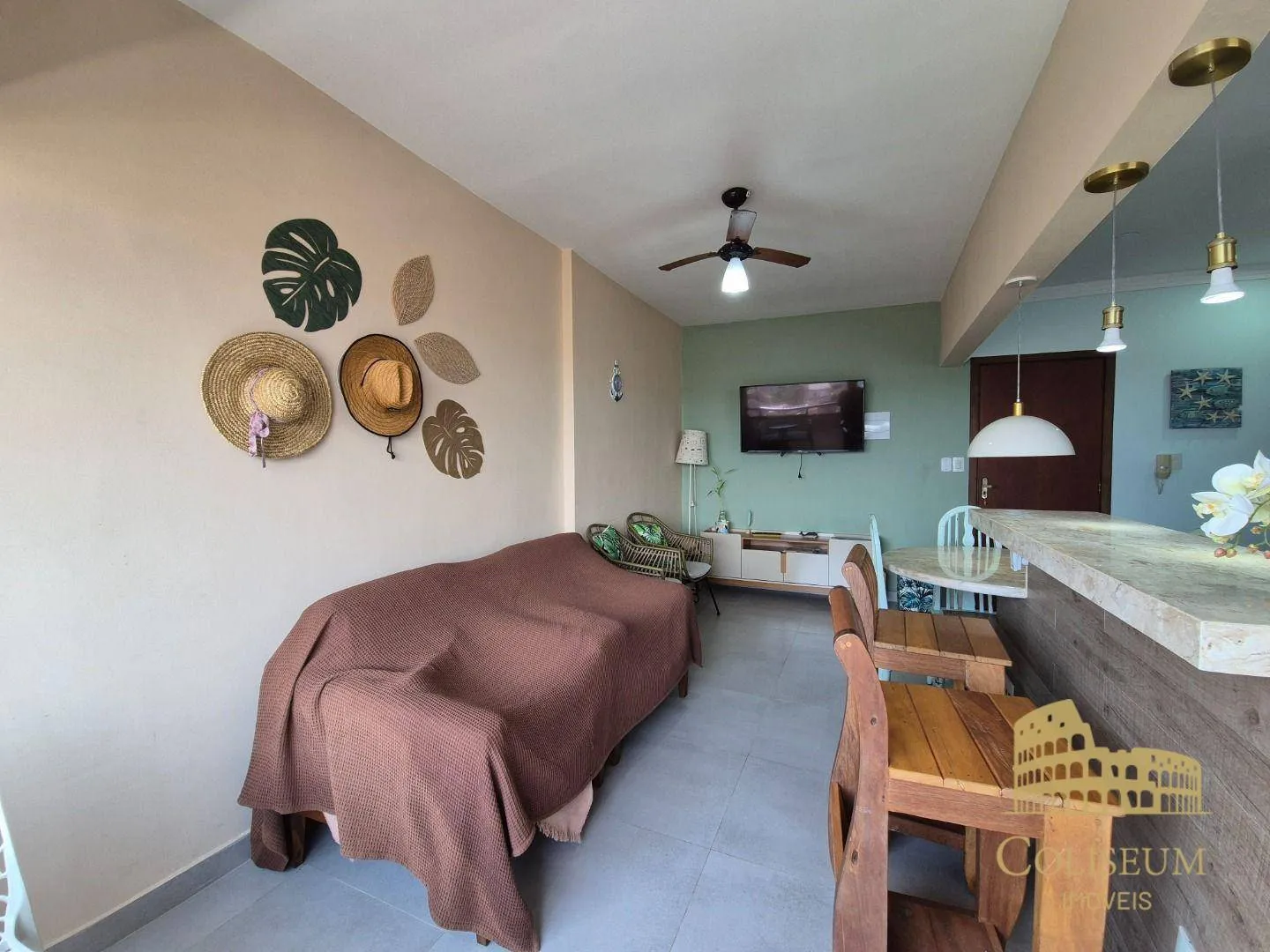 Imagem Apartamento com 1 dormitório à venda, 57 m² por R$ 380.000,00 - Balneário Pires - Praia Grande/SP