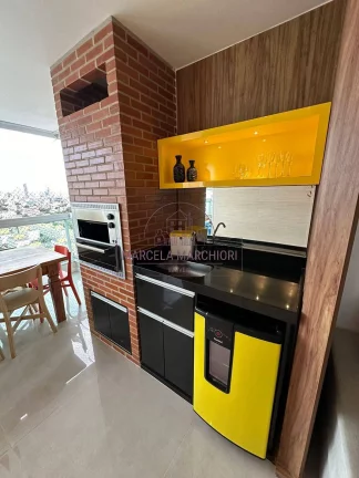 Imagem Apto 3 quartos, montado e decorado, fechamento, varanda gourmet, lazer comp