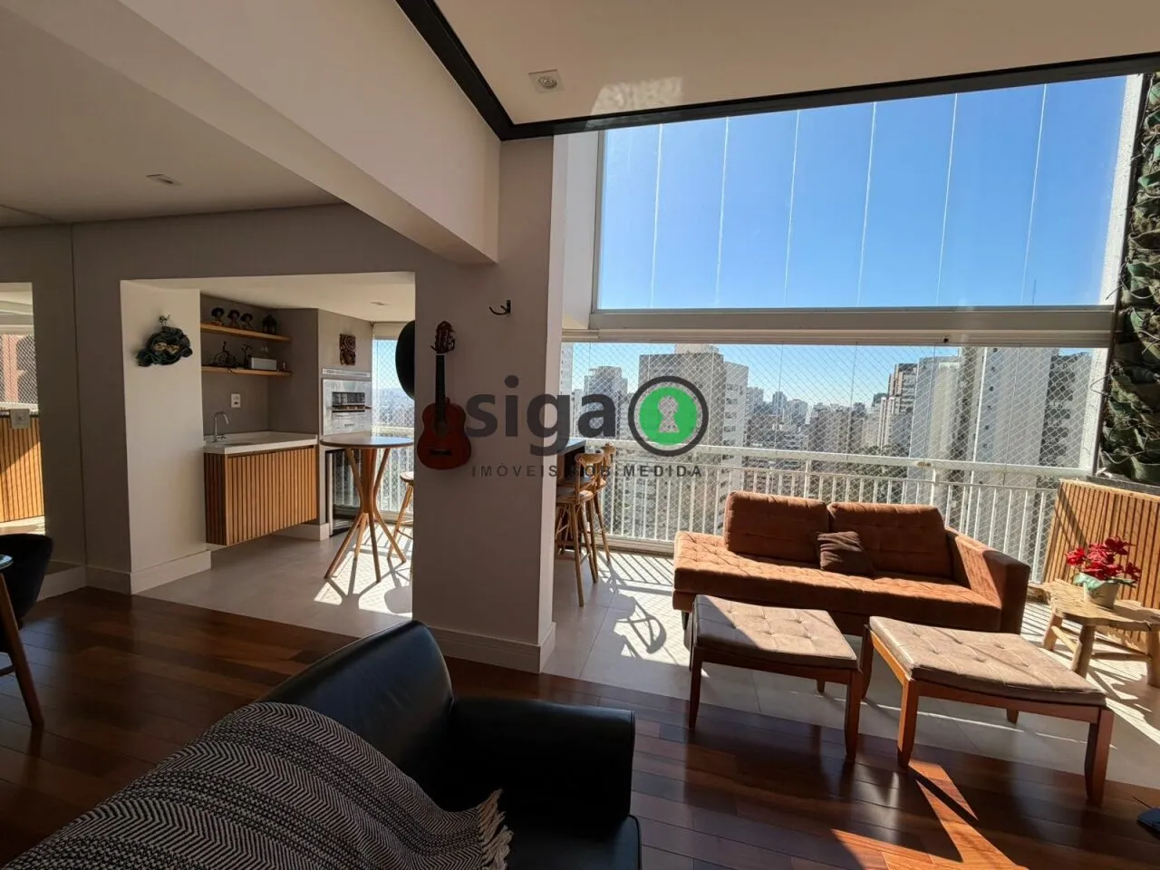 Foto do imóvel Apartamento para venda ou locação com 175m², 3 suítes semi mobiliado no Duo Morumbi
