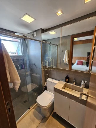 Imagem Lindo apartamento decorado vista mar quarto e sala varanda gourmet a venda em Armação