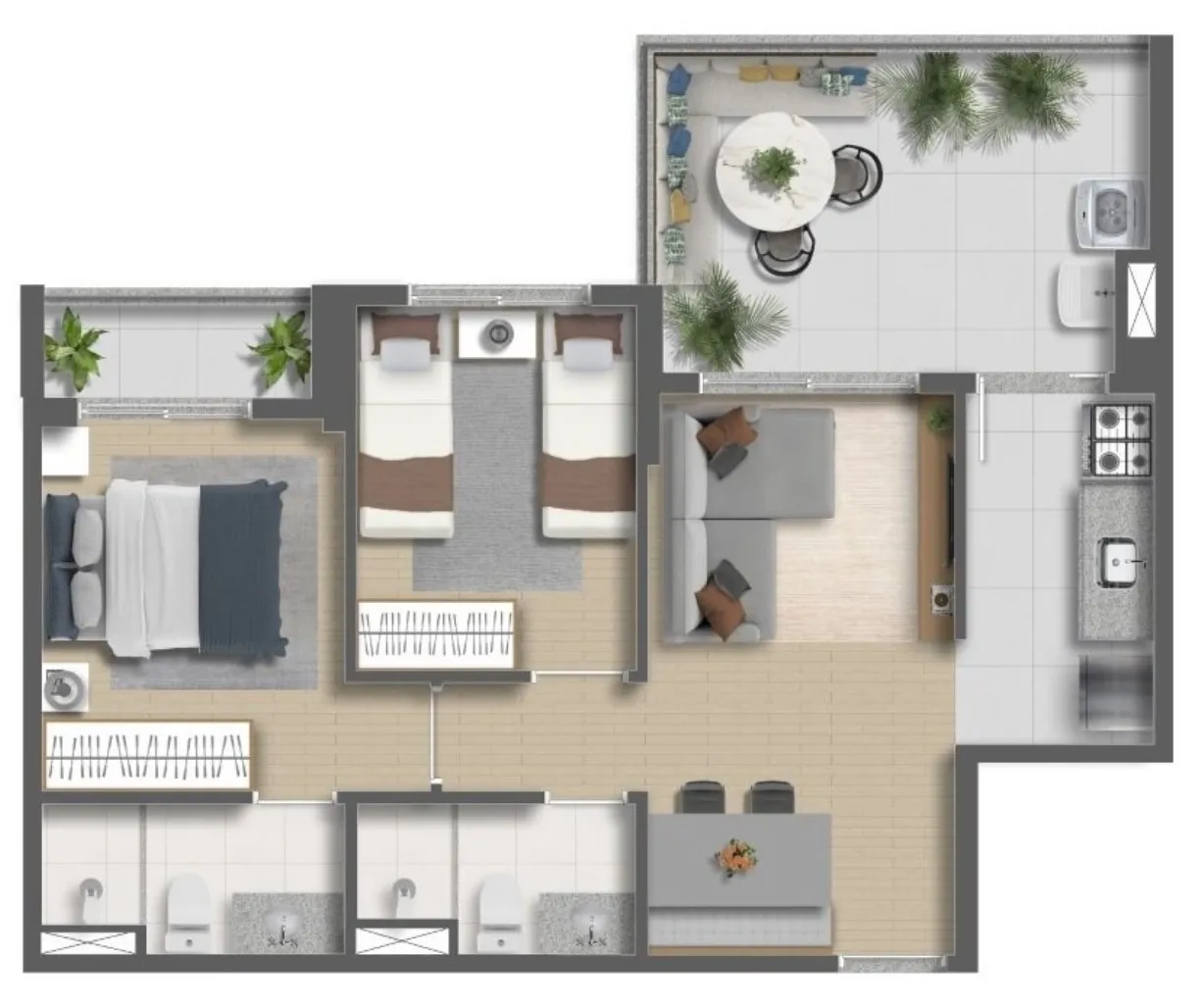 Imagem APARTAMENTO RESIDENCIAL em São Paulo - SP, Vila Mascote