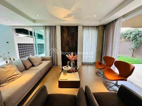 Imagem Casa de alto padrão disponível para venda e locação no condomínio Mont Blanc, em Campinas. Com ...