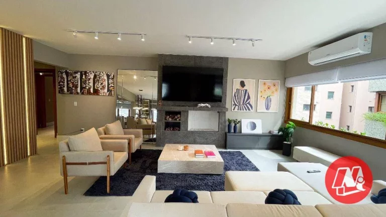 Imagem Próximo a Encol, 145m² privativos. mobiliado, 3 dormitórios e 2 vagas.
