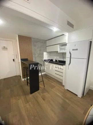 Imagem Flat disponível para locação no Ninety Hotel, com 33m², 1 dormitório e 1 vaga