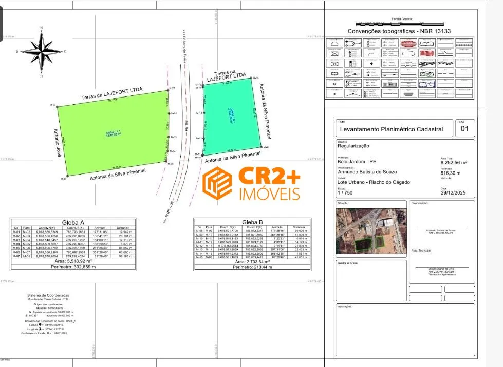 Imagem Terreno - Belo Jardim 2 - (PE-166) - 10.083m2 -