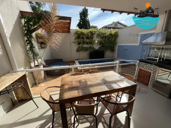 Imagem Casas Temporada Juquehy Aluguel, com 4 suítes, 150m da praia - Acomodação 8 pessoas | Juquehy Imobiliária