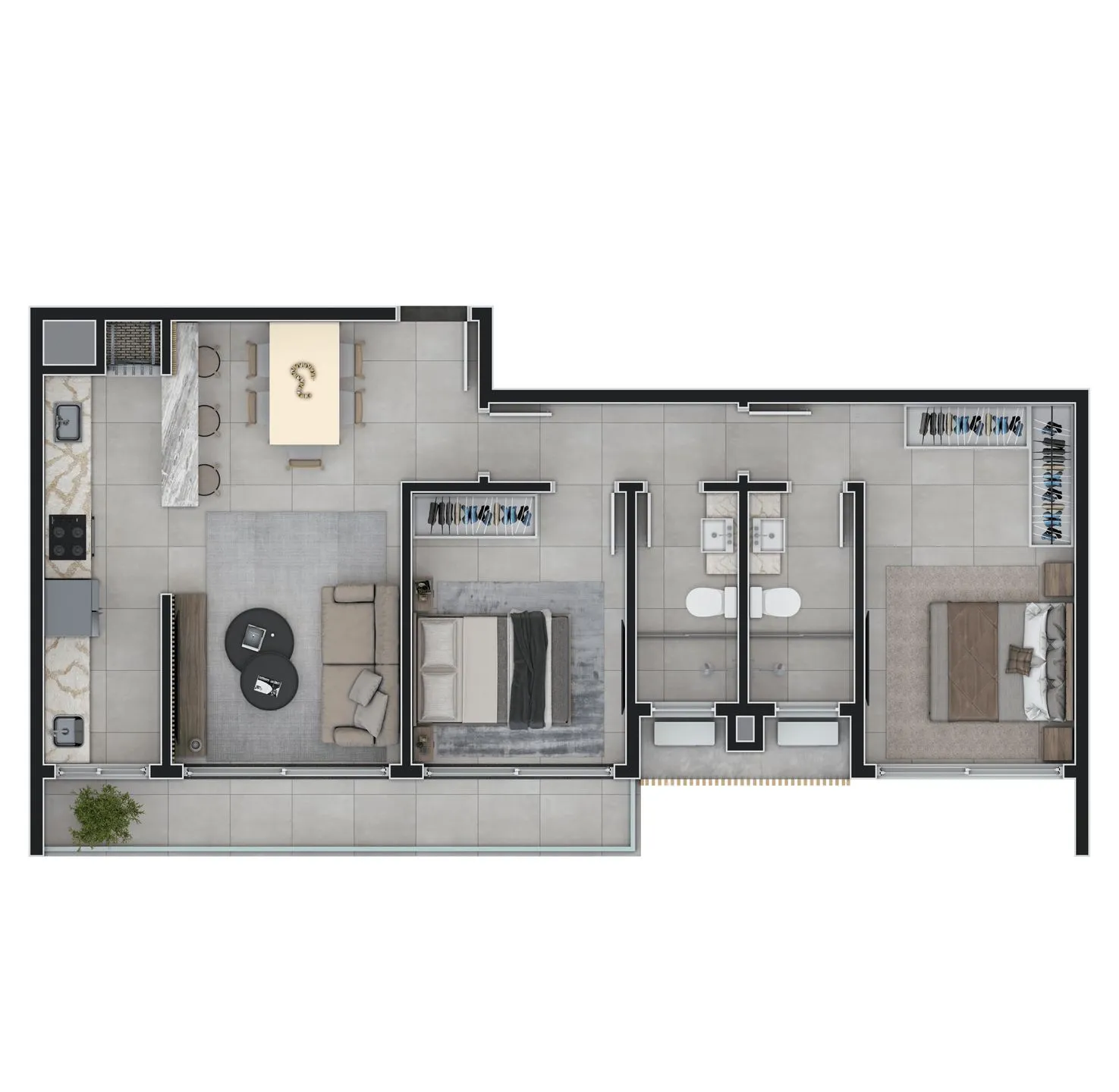 Imagem Studio à venda em Torres, Centro, com 1 quarto, 50.06m2