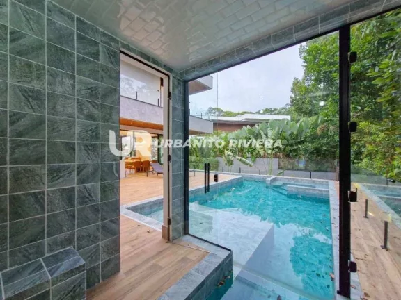 Imagem Casa moderna à venda na Riviera de São Lourenço Alto padrão e design icônico