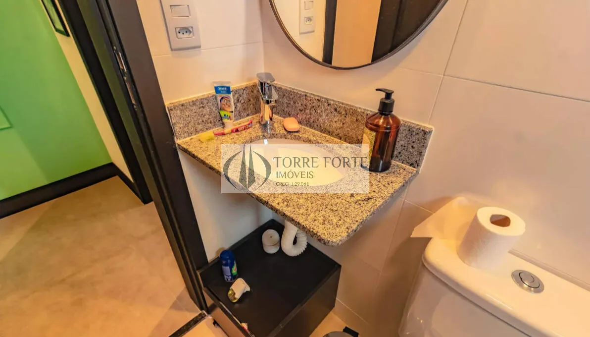 Imagem Lindo apartamento com 50m², 2 dormitórios sendo 1 suíte, 1 vaga de garagem