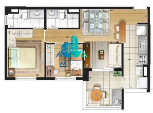 Imagem Perfeito para Sua Família na Vila Prudente – 2 Dormitórios, Suíte, Varanda e Lazer Completo