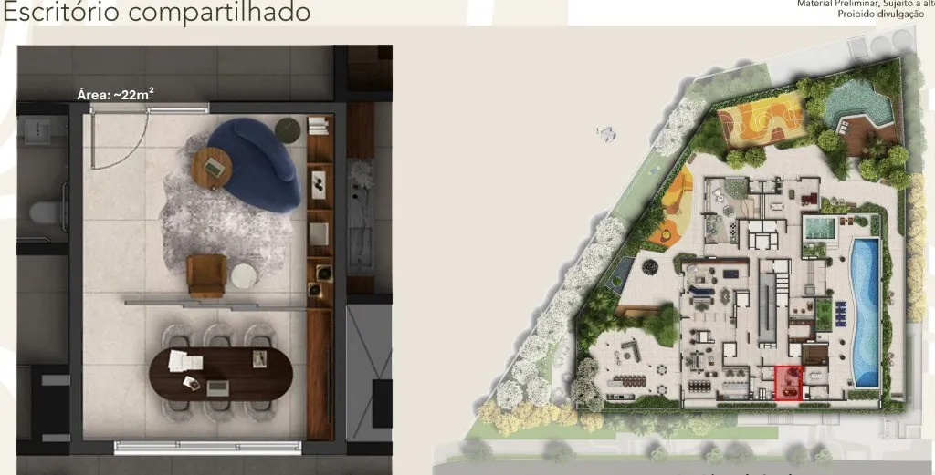 Imagem Brooklin: Apartamento de 3 quartos, 3 suítes e 136m² no Condomínio Casa Nacional Eztec