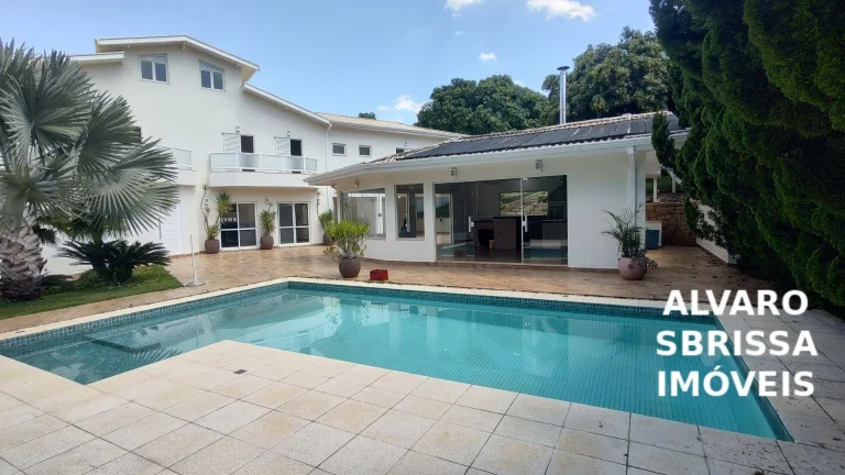 Imagem Casa com piscina, área gourmet e grande quintal. Estuda permuta com imóvel comercial. 395 m². Condomínio Zuleika Jabour Salto/SP