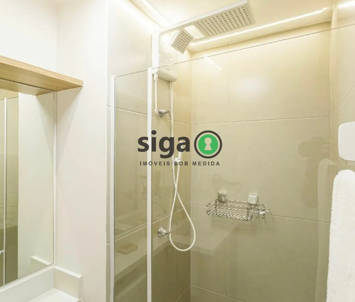 Imagem Apartamento 30m² mobiliado para locação, localizado na Vila Olímpia.