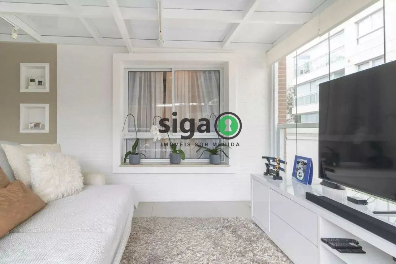 Imagem Apartamento Garden de 65m² mobiliado 3 com 2 vagas de garagem à venda na Vila Olímpia