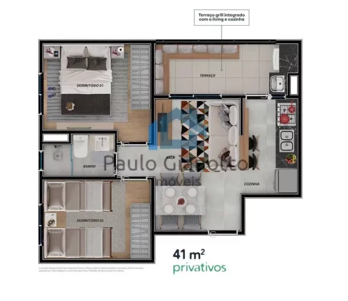 Imagem Apartamento Novo Residencial Mônaco na Granja Viana
