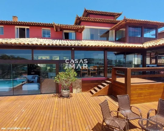 Imagem Casa Frente Mar para Temporada em Armação dos Búzios / RJ no bairro Ferradura