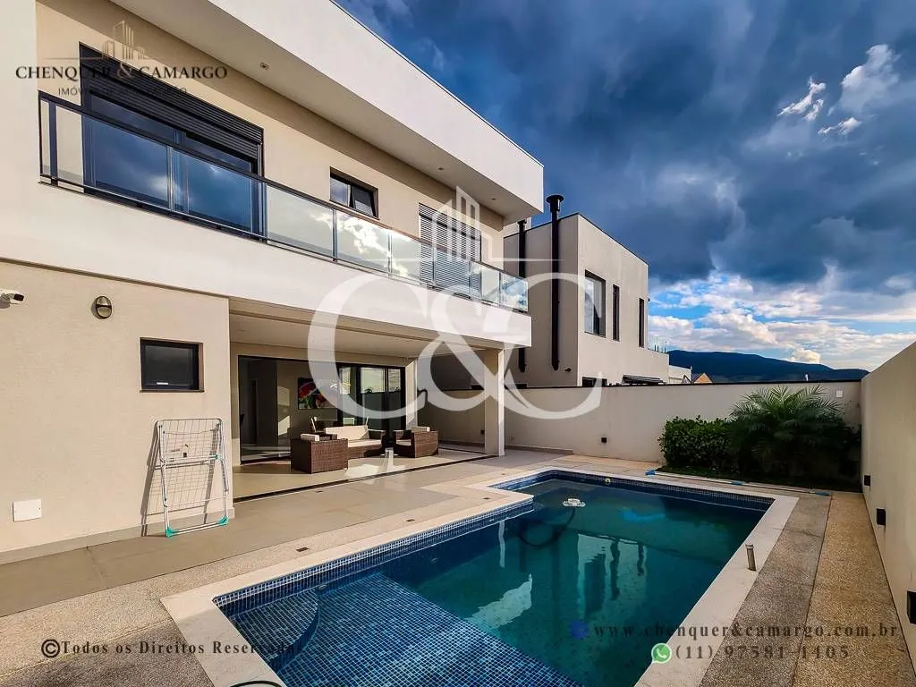 Imagem Casa à Venda no Condomínio Brisas do Lago, Jardim Novo Mundo, Jundiaí - 304M² Construídos, Piscina Face Norte