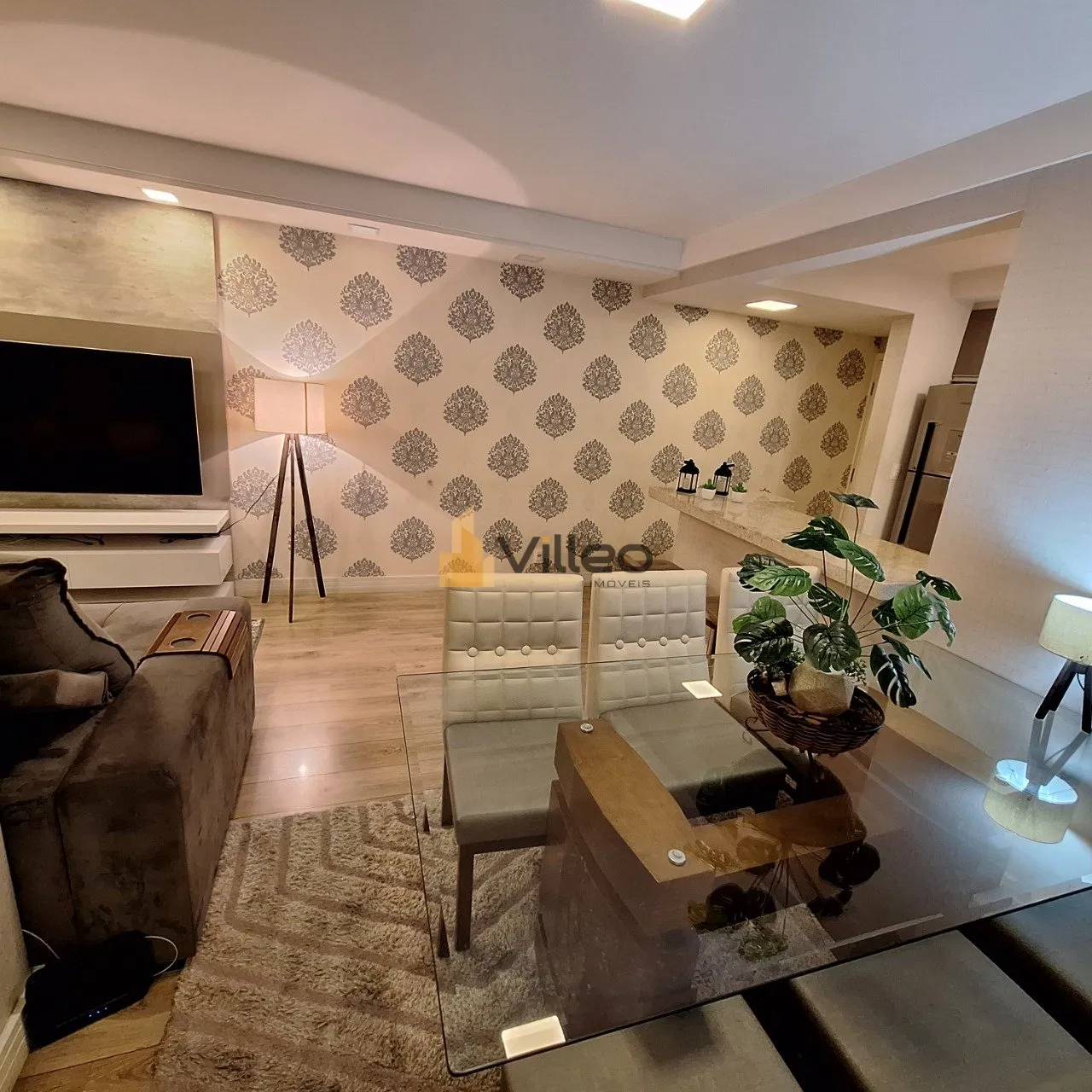 Imagem Viva com conforto, estilo e praticidade neste lindo apartamento de 90 m², localizado no renomado Co...