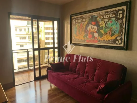 Imagem Flat disponível para venda no Flat London Residence Service no Jardim Paulista, com 42m², 1 dormitório e 1 vaga de garagem
