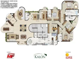 Imagem Apartamento de luxo no Jardim Santo André-SP: 5 quartos, 4 suítes