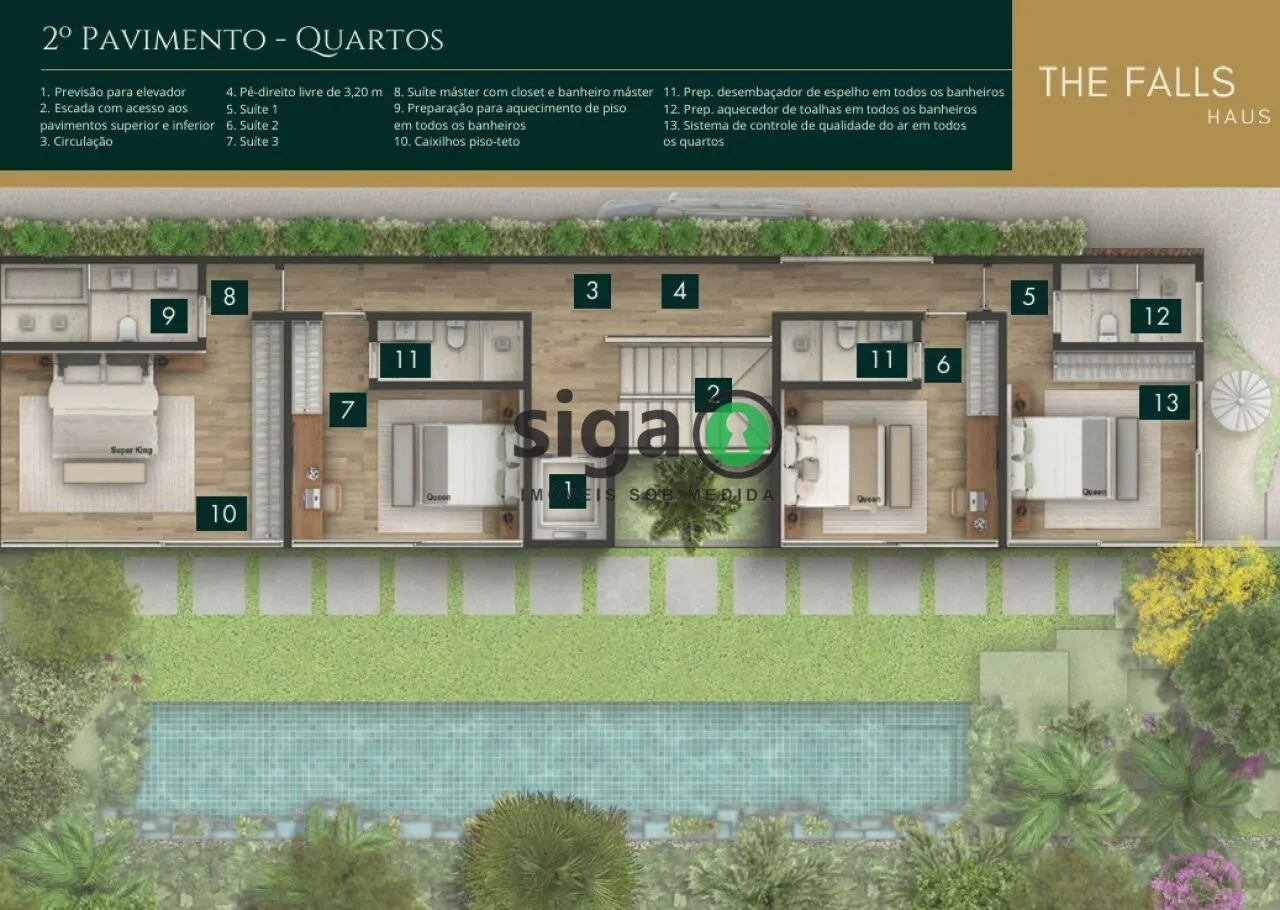 Imagem Casa em condomínio para venda no Jardim Guedala 04 suítes, São Paulo - SP