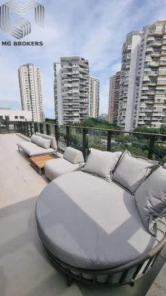 Imagem Venda de Cobertura de Luxo na Barra da Tijuca, RJ - 3 Quartos, 1 Suíte, 2 Salas, 3 Vagas de Garagem - 159,83m²