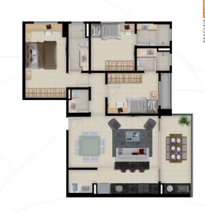 Imagem Araguaia - Apartamento à venda no bairro Centro - Goianésia/GO
