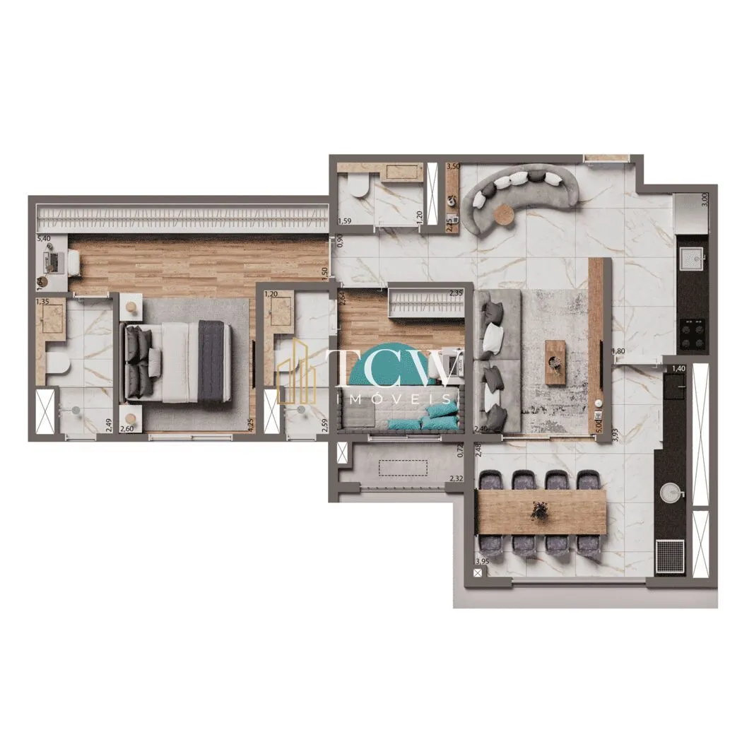 Imagem Apartamento à venda no bairro Brooklin - São Paulo/SP, Zona Sul