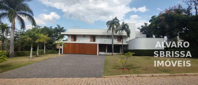 Imagem JÁ FOI VENDIDO - Casa luxuosa com 5 suítes, mobiliada e climatizada, de fundo para o lago do Condomínio Fazenda Vila Real de Itu SP