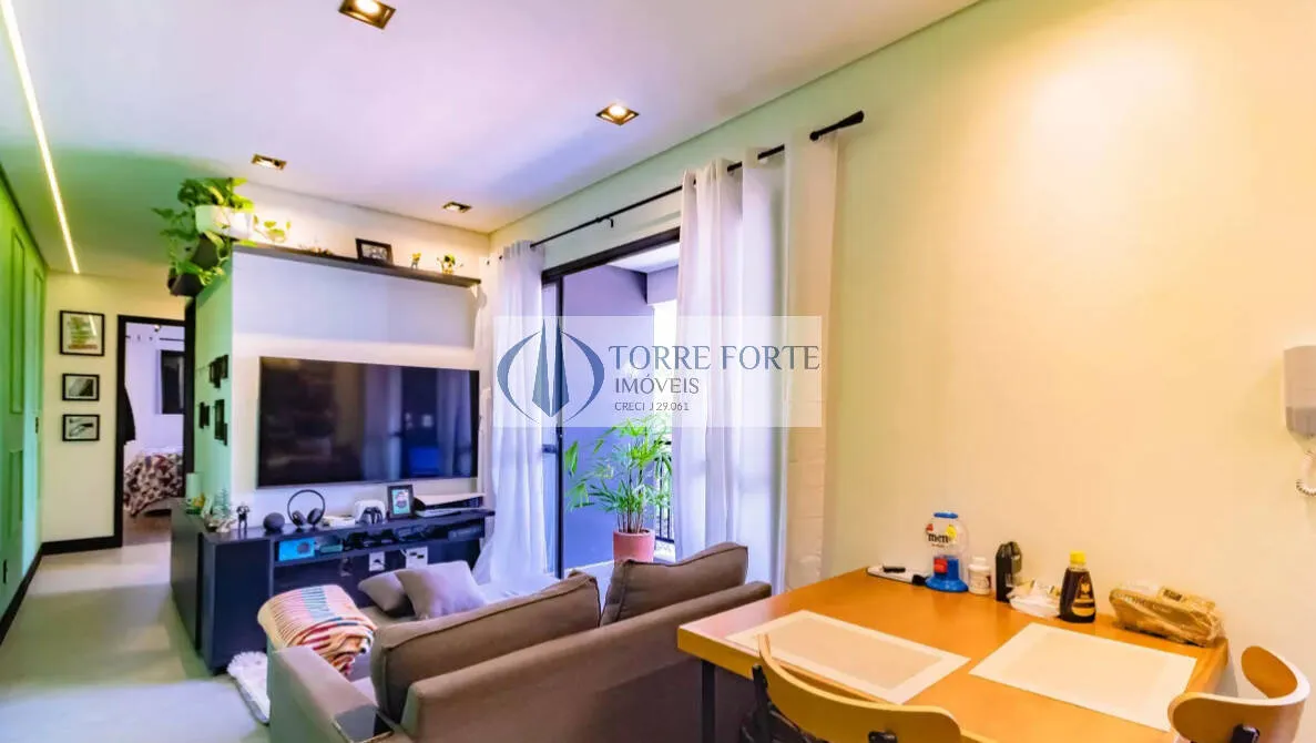 Imagem Lindo apartamento com 50m², 2 dormitórios sendo 1 suíte, 1 vaga de garagem