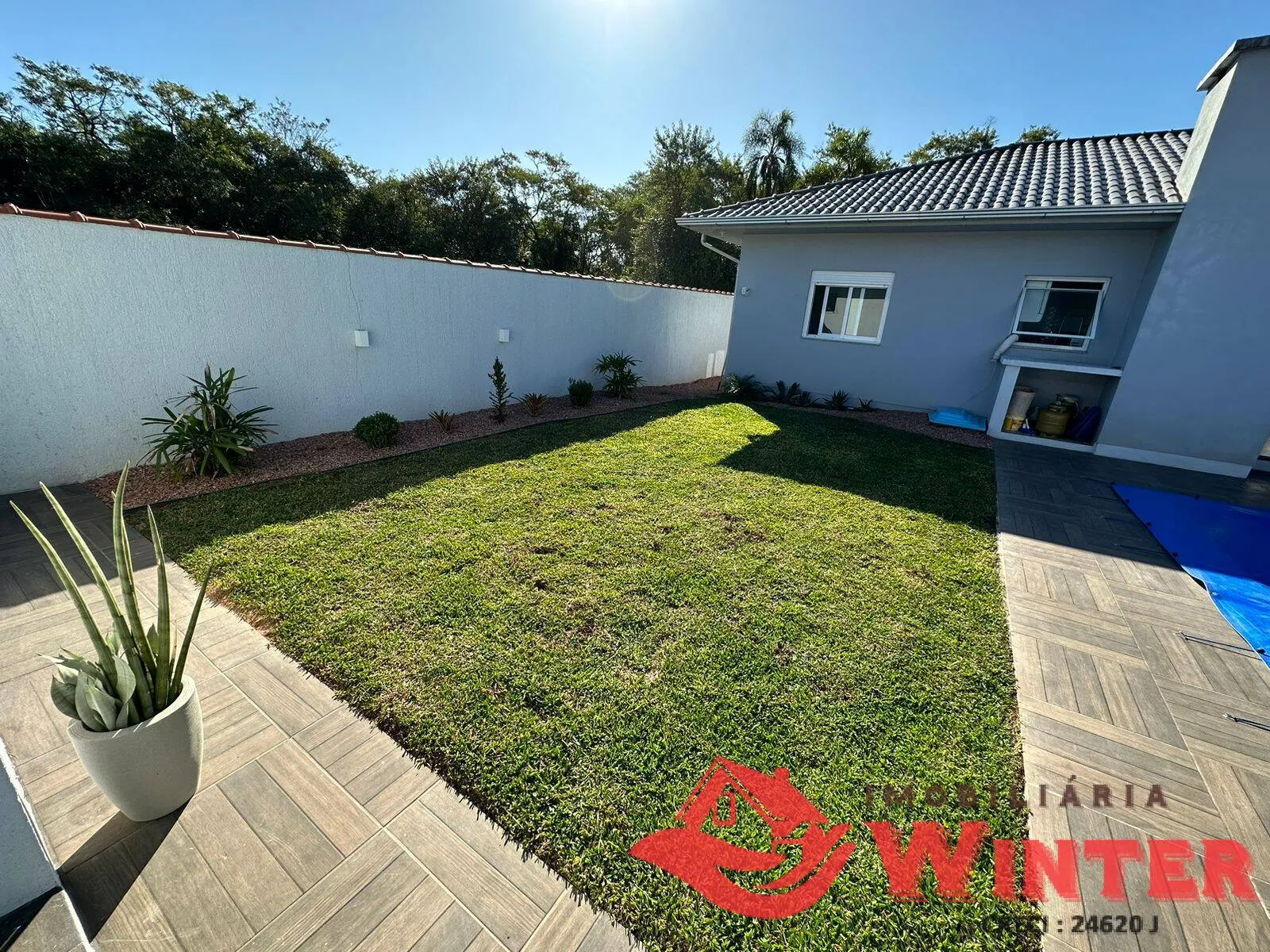 Imagem Linda casa térrea com 116,00m² + Quiosque de 50,00m² em Bom Princípio.