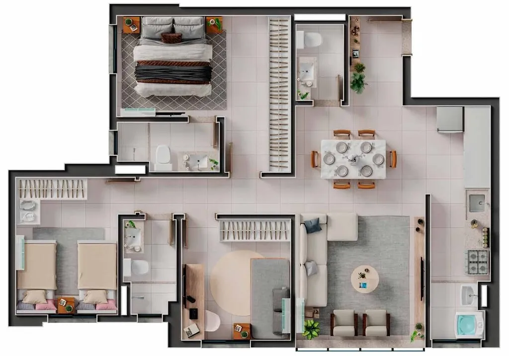 Imagem Apartamento à venda no bairro Parque Amazônia - Goiânia/GO