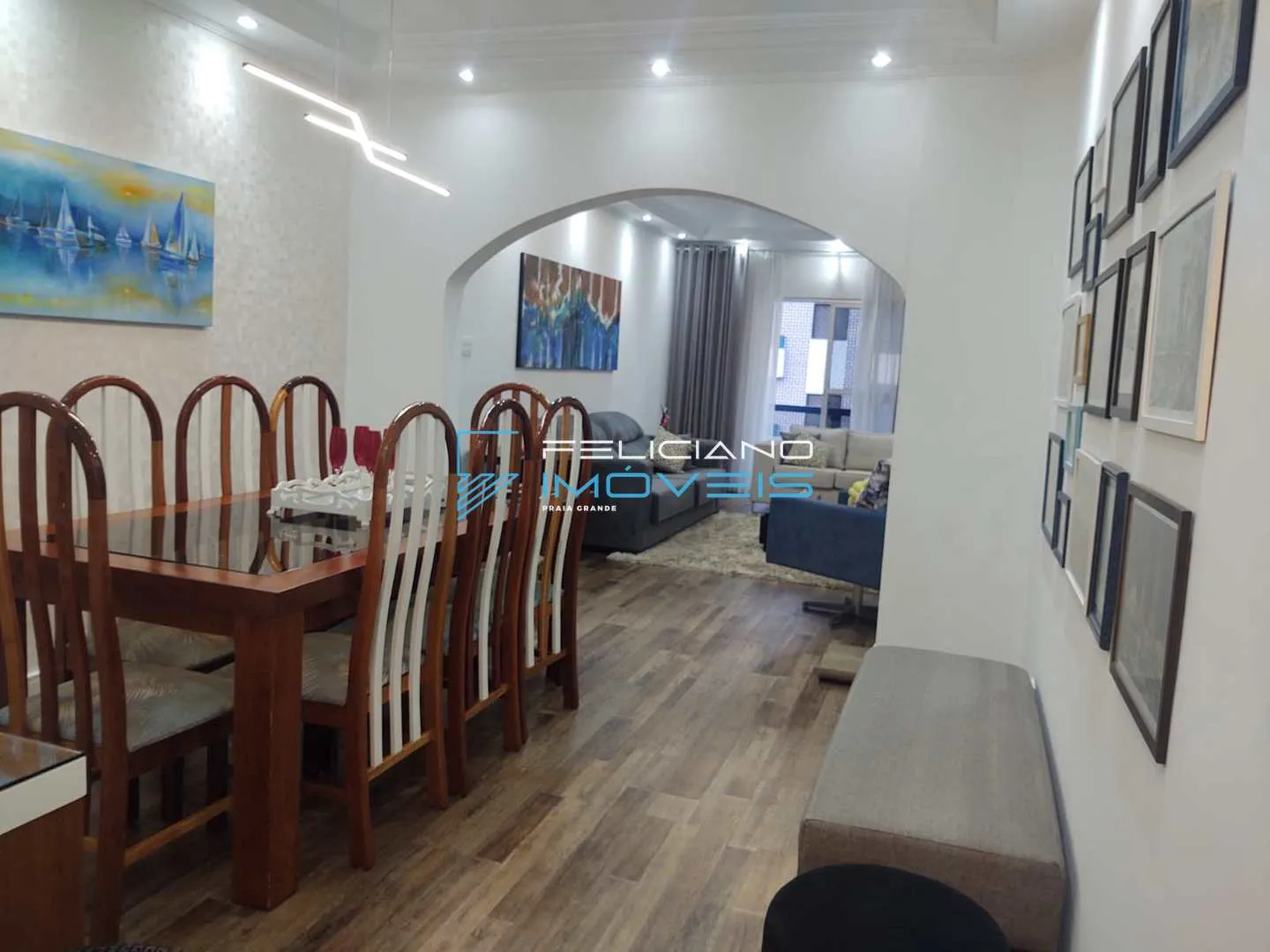 Imagem Apartamento com 3 quartos, Ocian, Praia Grande - R$ 658 mil, Cod: 5683
