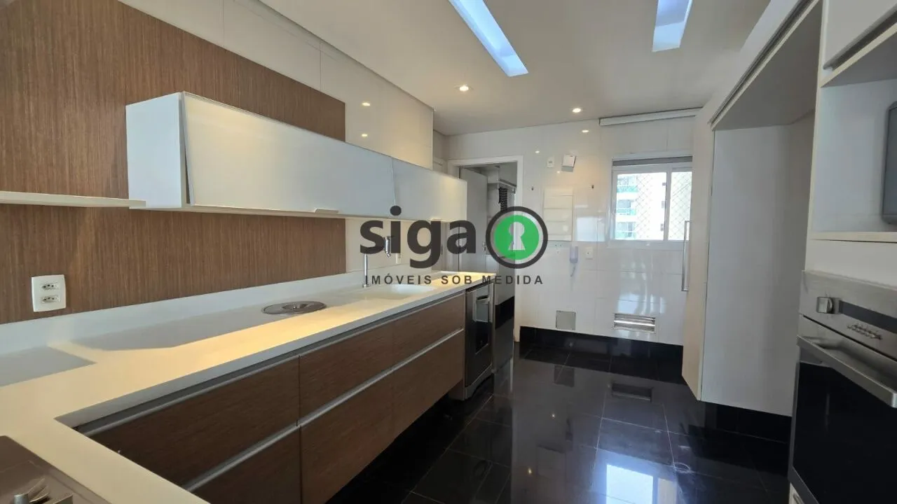 Imagem Brooklin - 198 m² - Andar Alto - 3 Suítes - Varanda Gourmet - Quadra de Tênis