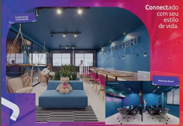 Imagem LANÇAMENTO: Apartamento com 2 dormitórios à venda por R$ 321.208,05 - Edifício CONNECT STUDIO JÓQUEI - Jóquei - Teresina/PI