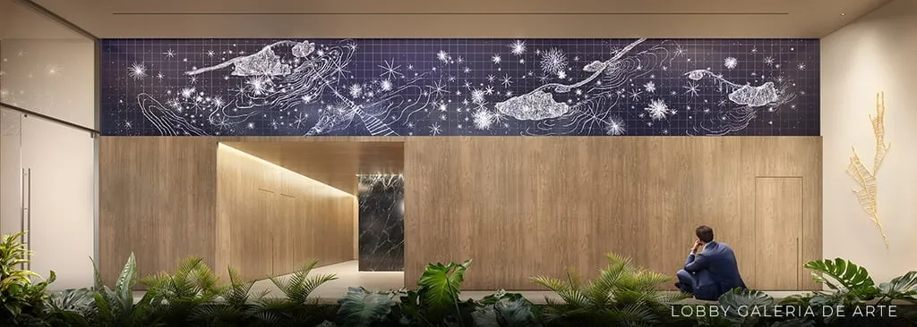 Imagem Apartamentos de 3 a 5 suítes, de 171m² a 350m², com arquitetura internacional assinada por Aflalo...