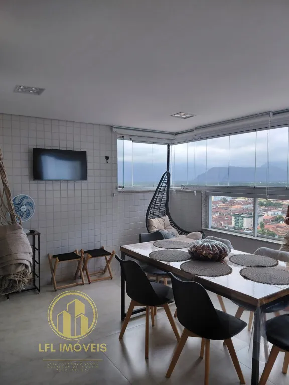 Imagem Apartamento 87m² com Varanda Gourmet em Caiçara, Praia Grande