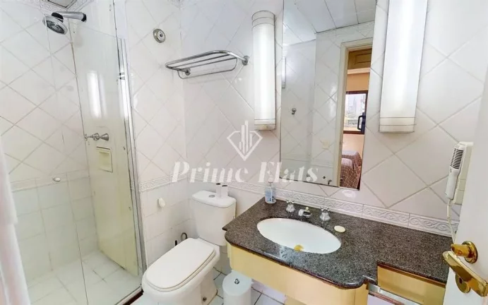 Imagem Flat disponível para venda no The World Hotels na Vila Olímpia, com 30m², 1 dormitório e 1 vaga