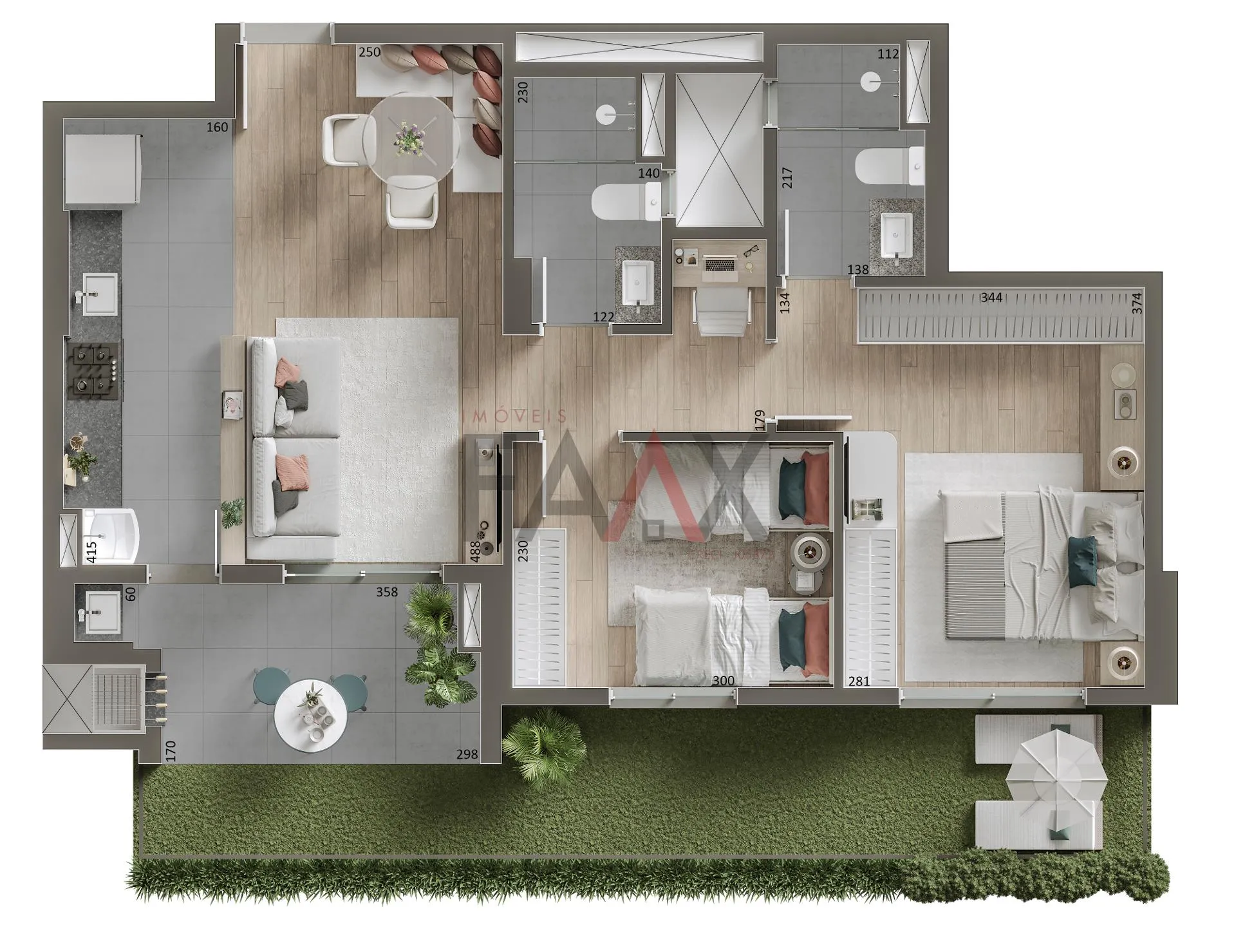 Imagem Apartamento, CIDADE DOS LAGOS, GUARAPUAVA - PR