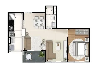 Imagem Condomínio Verte Belém, APARTAMENTO COM 3 QUARTOS EM BELÉM SÃO PAULO SP