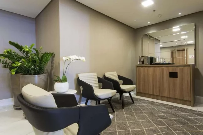 Imagem Flat disponível para locação no Transamerica Executive Jardins, com 50m², 1 dormitórios e 1 vaga