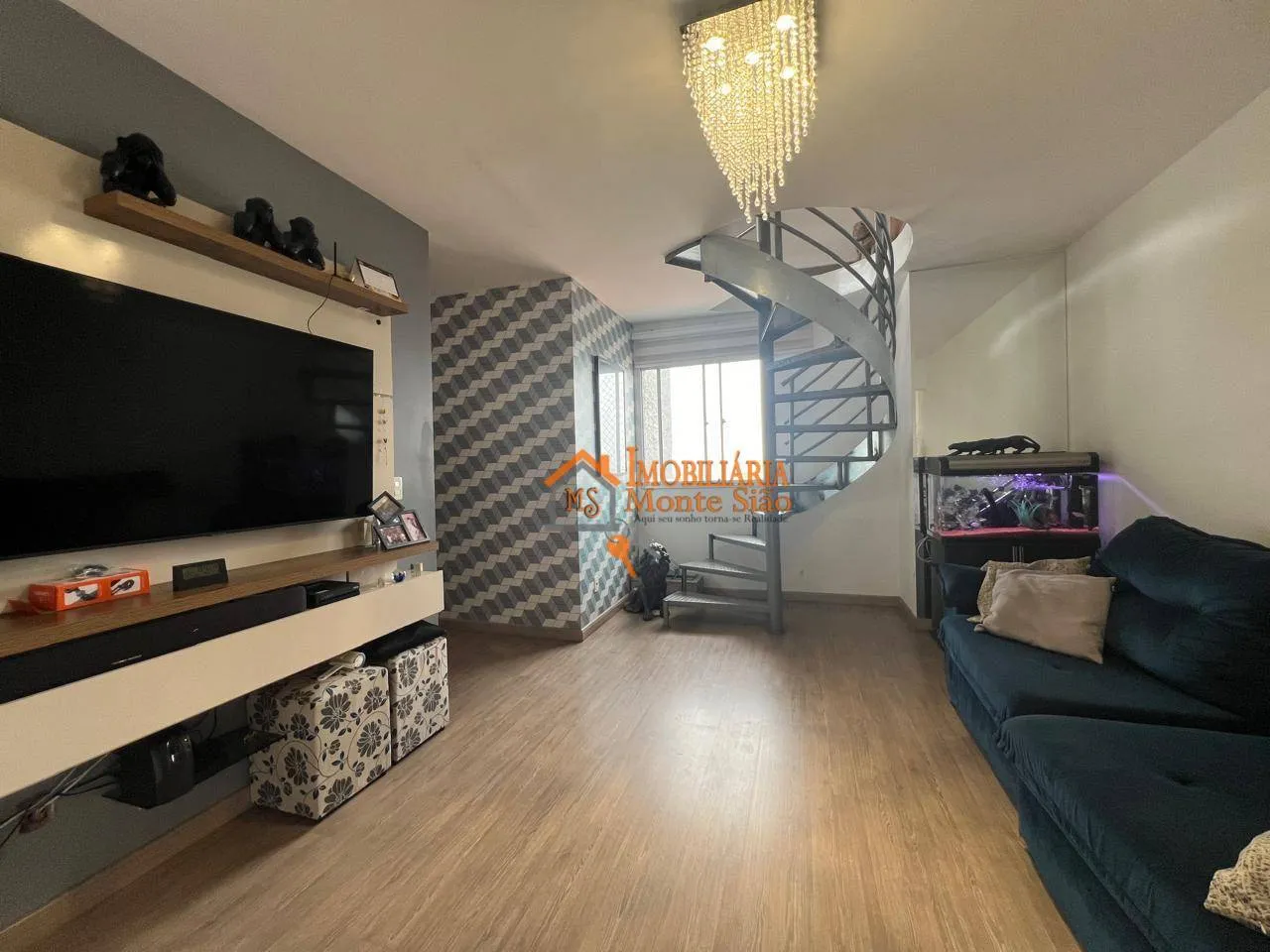 Imagem Apartamento Duplex com 3 dormitórios à venda, 120 m² por R$ 885.000,00 - Vila São Ricardo - Guarulhos/SP