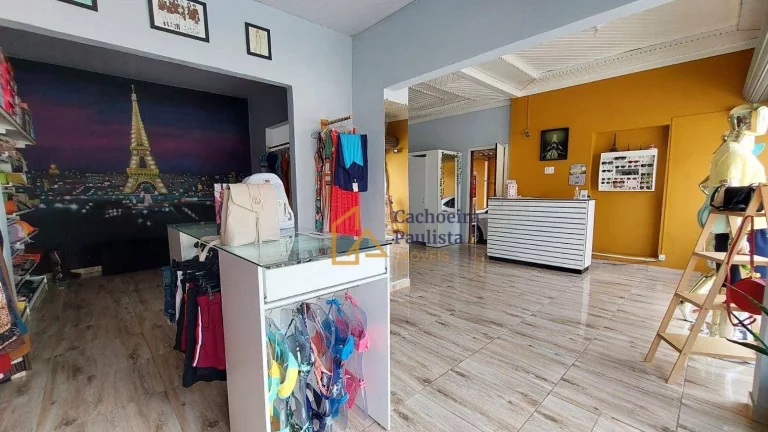 Imagem Casa com ponto comercial e salão de festas à venda - Margem Esquerda - Cachoeira Paulista/SP