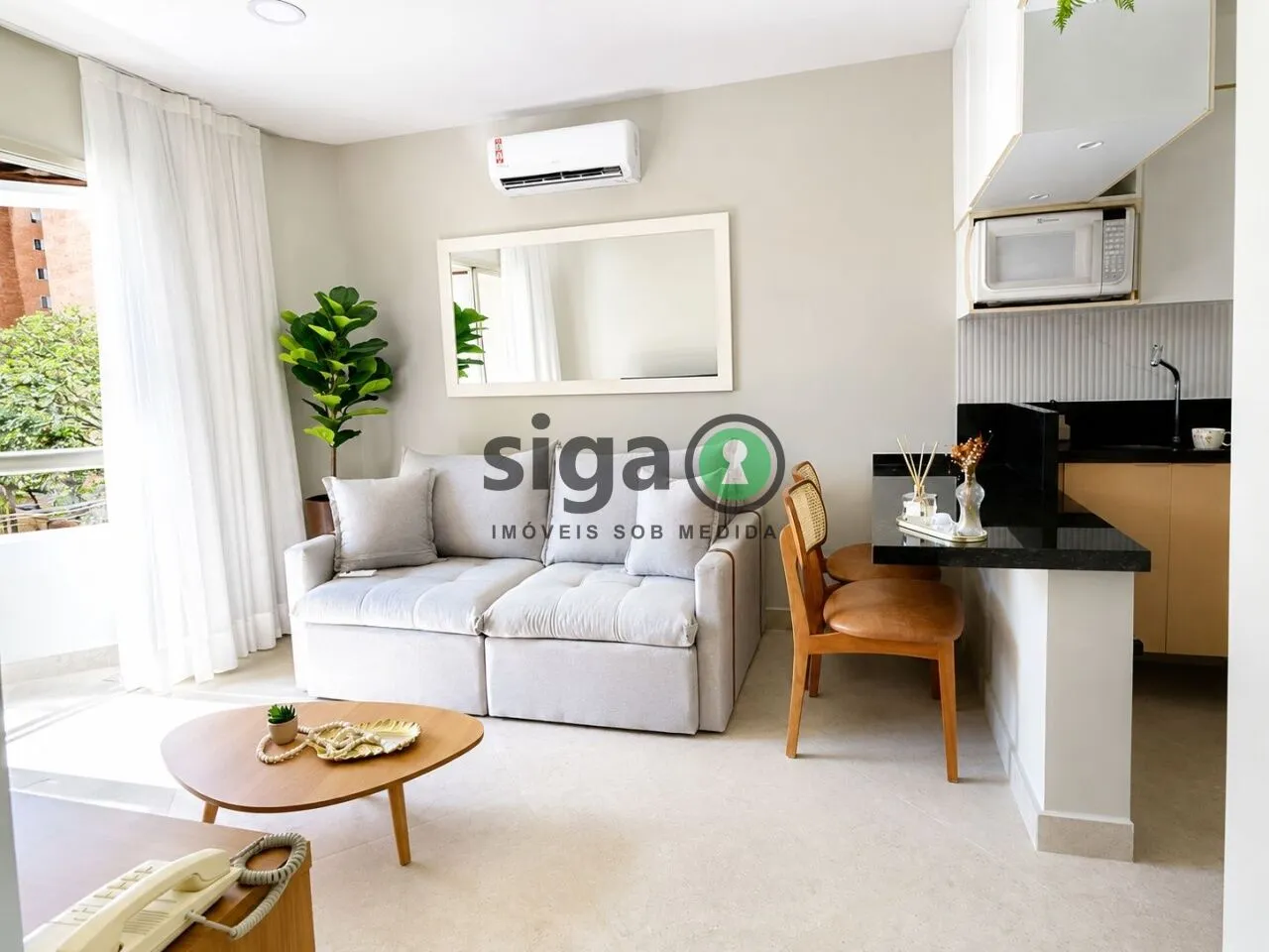 Imagem Apartamento de 1 quarto, 41 m², aluguel por R$ 6.500/mês - Paraíso - São Paulo/SP