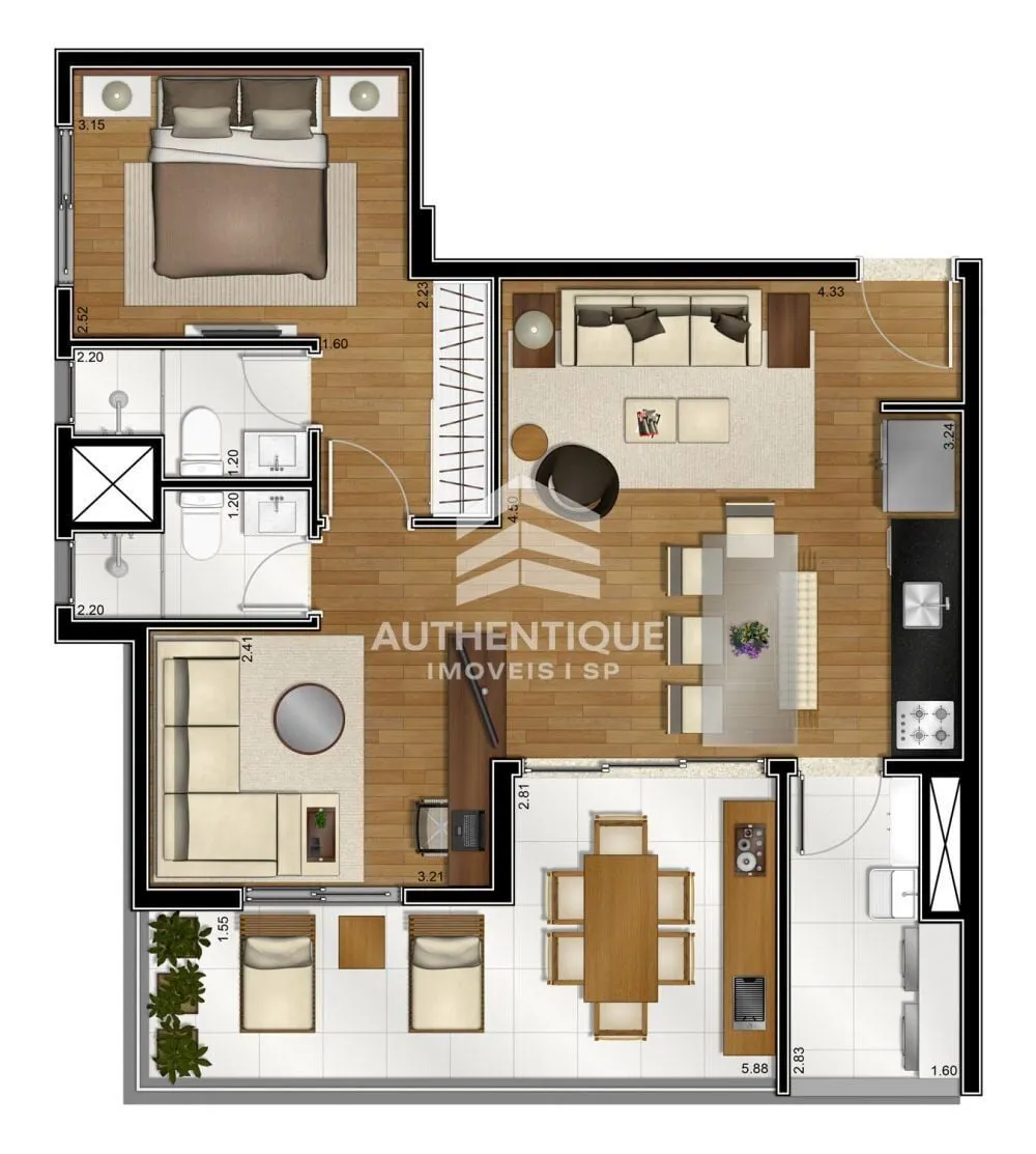 Imagem VIVIER SAUDE - Apartamento à venda no bairro Saúde - São Paulo/SP, Zona Sul
