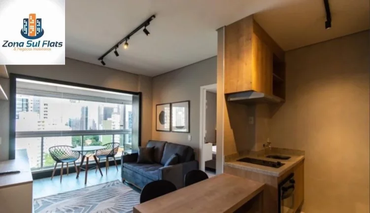 Imagem Apartamento Mobiliado à Venda Em Pinheiros Com 1 Dormitório e 1 Vaga