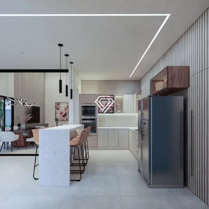 Imagem Casa 3 Suítes + Escritório, 210 m² c/ lazer na 505 Sul