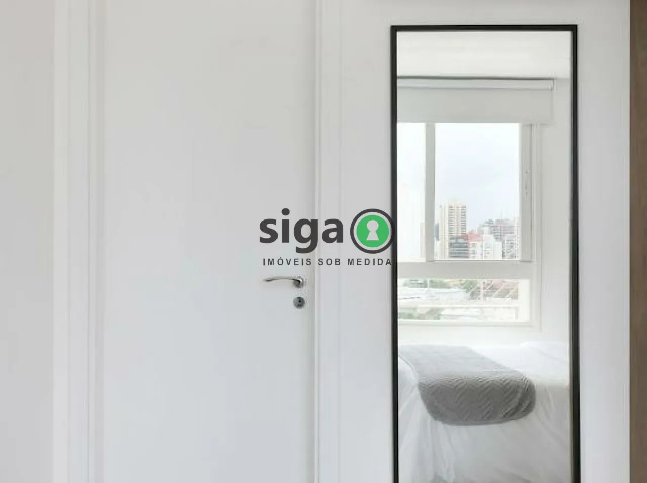 Imagem Studio com 64m², no Brooklin, com 1 quarto, 2 banheiros e 1 vaga, Mobiliado para Locação