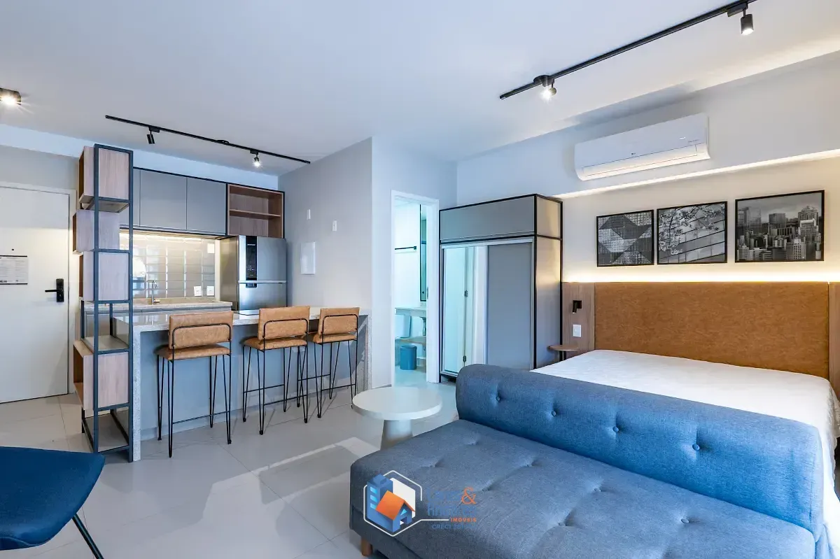 Imagem Studio para venda em Campo Belo com 1 quarto, 40m²
